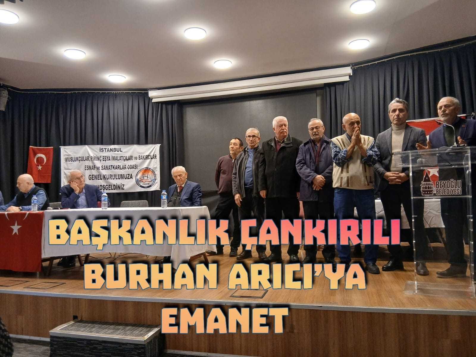 İSTANBUL’DAKİ ODA SEÇİMİNDE BİRLİK MESAJI: BAŞKANLIK ÇANKIRILI BURHAN ARICI’YA EMANET